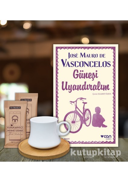 Güneşi Uyandıralım Kutupkitap Bambu Fincan Türk Kahvesi Kişiye Özel Not Güneşi Uyandıralım Kitap Hediye Seti