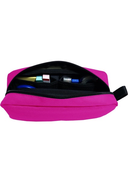 Mercan Pembe Organizer Roll Up Düzenleyici Kalem Kutusu/kalemlik