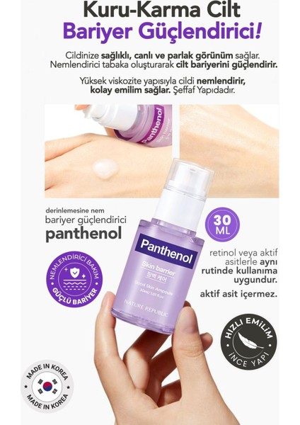 Cilt Bariyeri Güçlendirici Serum Nature Republic Good Skin Panthenol Ampoule modelleri