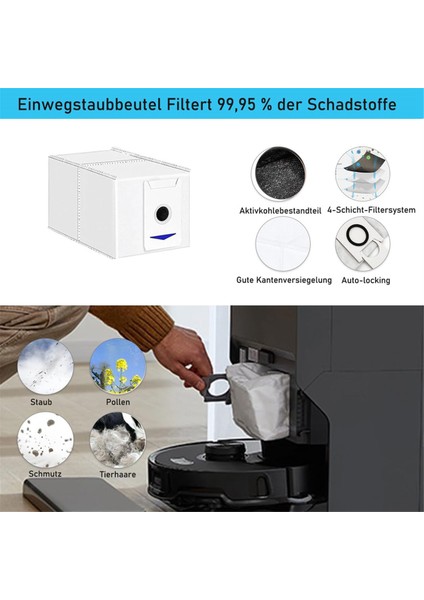 T30 Pro Omni / Ana Yan Fırça Hepa Filtre Paspas Bezi Robot Süpürge Aksesuarları (Yurt Dışından) fiyatları