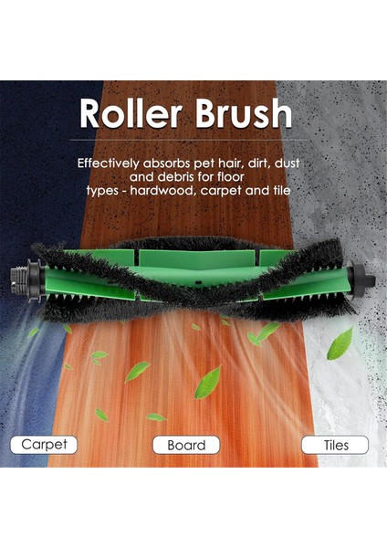 Essential Robot Y0140 Y0112 Y0110 Q011 Q0120 Vakum Ek Parçaları Silindir Yan Fırça Filtreler Paspas (Yurt Dışından)