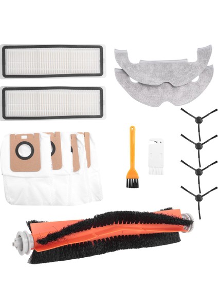 Dream Bot Z10 Pro L10 Plus Elektrikli Süpürge Ana Fırça Filtresi Yan Fırça Paspas Bezi Toz Torbası Aksesuarları Yedek (Yurt Dışından)