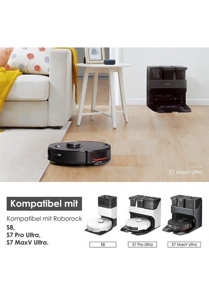 Roborock S8/s7/s8+/s7 Maxv Ultra/s7 Pro Ultra Için Aksesuar Seti, Yedek Parçalar Robot Süpürge Aksesuarları (Yurt Dışından) fiyatları