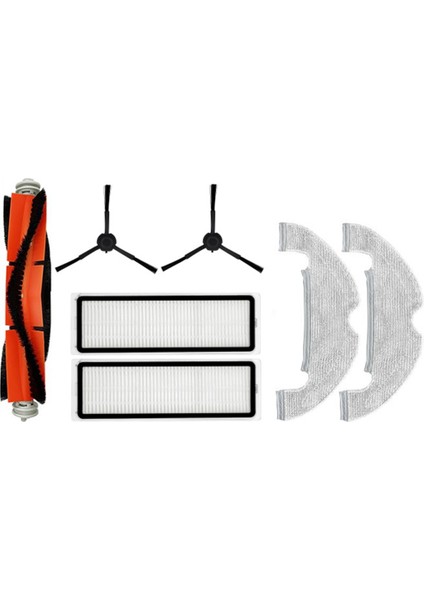 Xiaomi Mi Robot Vaccum-Mop2 Ultra STYTJ05ZHM Elektrikli Süpürge (Ana Yan Fırça Filtre Paspas Bezi) Kitleri Aksesuarları (Yurt Dışından)