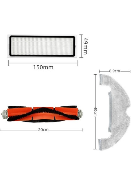 Xiaomi Mi Robot Vaccum-Mop2 Ultra STYTJ05ZHM Elektrikli Süpürge (Ana Yan Fırça Filtre Paspas Bezi) Kitleri Aksesuarları (Yurt Dışından) fiyatları