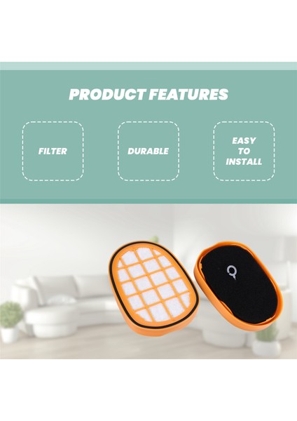 Philips FC6822 FC6823 FC6827 FC6908 FC6906 FC6904 Elektrikli Süpürge Parçaları Için 2 Adet Elektrikli Süpürge Filtre Aksesuarları (Yurt Dışından) fiyatları