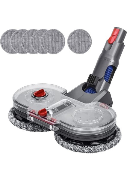 Dyson V10 Digital Slim V12 Detect Slim Için Elektrikli Paspas Aparatı, Çıkarılabilir Su Tankı ve Paspas Pedleri Dahil (Yurt Dışından)