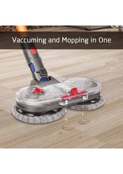 Dyson V15 V11 V10 V8 V7 Elektrikli Süpürge Için Paspas Aparatı, Su Tankı ve 12 Yıkanabilir Paspaslı Elektrikli Paspas Aparatı (Yurt Dışından) modelleri