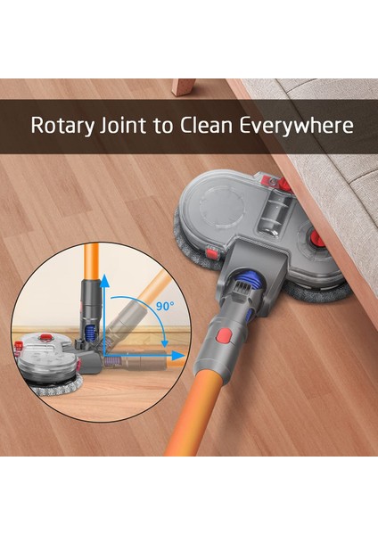 Dyson V15 V11 V10 V8 V7 Elektrikli Süpürge Için Paspas Aparatı, Su Tankı ve 12 Yıkanabilir Paspaslı Elektrikli Paspas Aparatı (Yurt Dışından) fırsatları