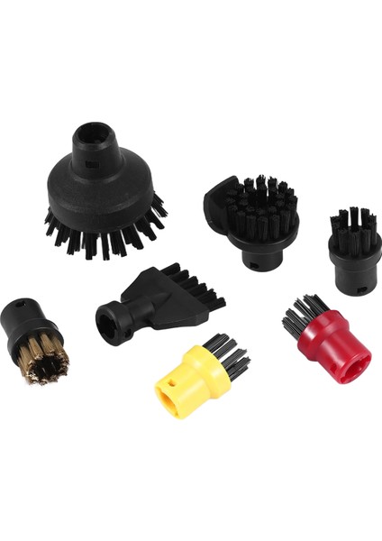 Karcher Sc1 Sc2 Sc3 Sc4 Için Yuvarlak Fırça Düz Fırça Başlığı Buharlı Temizleyici Süpürge Için Büyük Yuvarlak Fırça Temizleme Fırçası (Yurt Dışından)