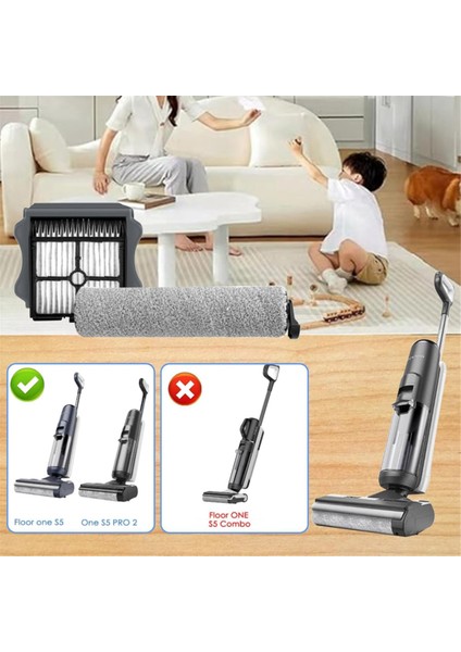 Tineco Floor One S5 S5 Pro2 Kablosuz Elektrikli Süpürge Yedek Parça Takımı Için Fırça Silindirleri ve Hepa Filtreleri (Yurt Dışından) fırsatları