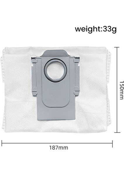 Xiaomi Roborock S8 S8 Plus S8+ S8 Pro Elektrikli Süpürge Hepa Filtre Paspas Bezi Toz Torbası Kitleri Için Çift Ana Fırça Silindiri (Yurt Dışından)