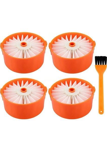 Black + Decker BSV2020G Kablosuz Elektrikli Süpürge Aksesuarı Için 4 Paket Filtre Elemanı (Yurt Dışından)