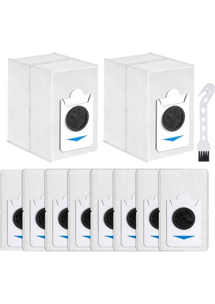 Ecovacs Deebot X2 Combo T30S Combo T30S Robot Süpürge Için 10 Adet Toz Torbası, Süpürge Parçaları 2,9 L Büyük Torba (Yurt Dışından)