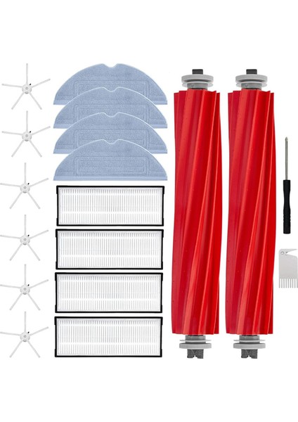 Roborock S7 Pro Ultra/s7 Maxv Ultra Için Aksesuar Seti, Toz Torbaları, Ana Silindir Fırça Robotlu Süpürge Aksesuarları (Yurt Dışından)