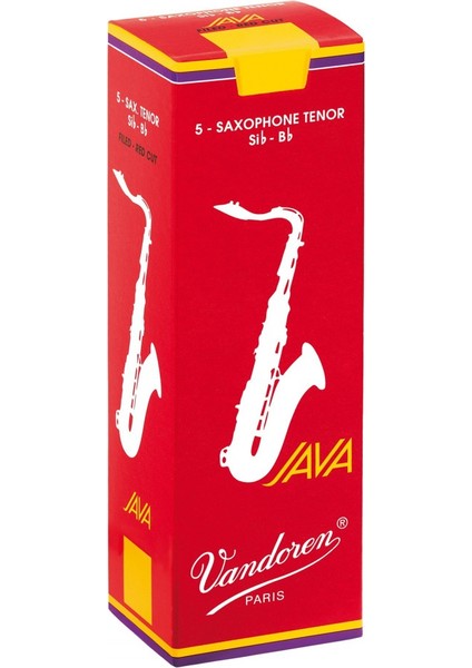 SR2725R Tenor Java Red Kamış (5Li) No.2,5