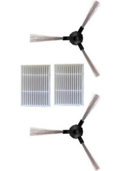 Midea VCR15 VCR16 Robotik Süpürge Parçaları Aksesuarları Için Yan Fırça & Hepa Filtre & Paspas Bezi (Yurt Dışından) modelleri