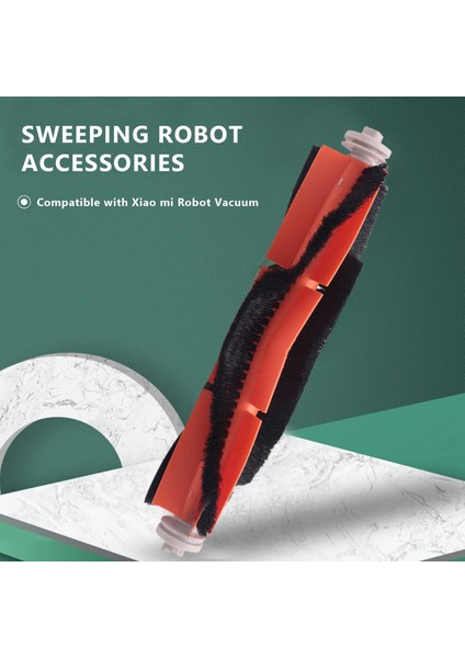 Set 3 Adet Hepa Filtre + 4 Adet Yan Fırça + 1 Adet Ana Fırça Xiaomi Mi Robot Süpürge Parçaları Aksesuarları Için Uygundur (Yurt Dışından) modelleri