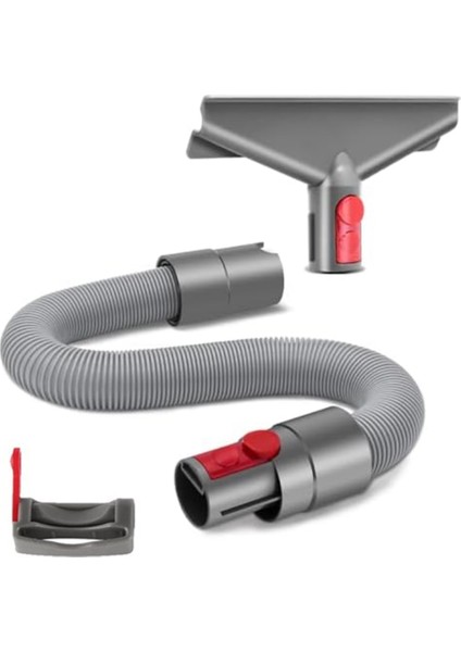 Yatak Aleti + Esnek Uzatma Hortumu Kiti Dyson V15 V12 V8 V11 V10 V7 Absolute Detect Akülü Vakum Ataşmanı (Yurt Dışından)
