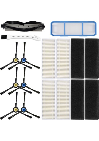 Ilife A7 A9S V8 V8S X750 X785 X800 V80 Silvercrest Ssr1 Ssra1 Vakum Robot Temizleyici Için Yedek Aksesuar Kiti (Yurt Dışından) modelleri