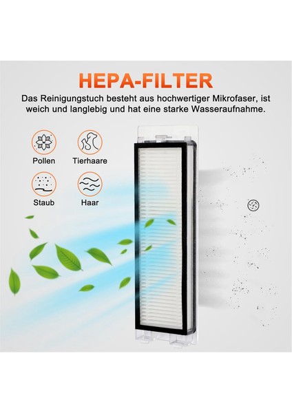 Roborock Q Revo P10 Robotlu Süpürge Ana Yan Fırça Hepa Filtreler Paspas Bezi Toz Torbaları Yedek Parçalar (Yurt Dışından) modelleri