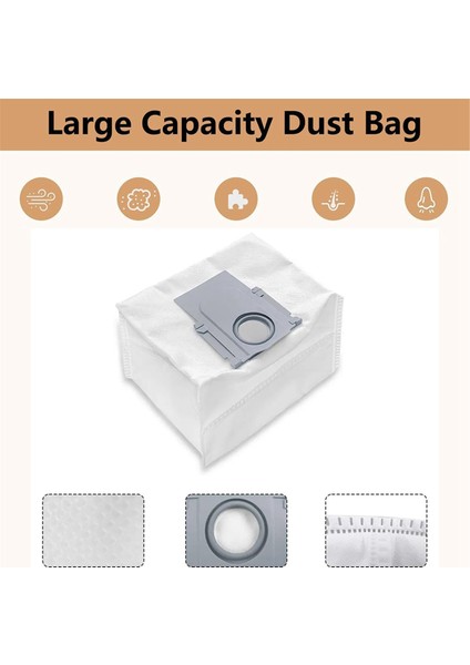 Roborock Q8 Max, Q8 Max+, Q5 Pro, Q5 Pro+ Için Yedek Parça Aksesuarları Ana Yan Fırça Hepa Filtre Paspas Toz Torbası (Yurt Dışından) fiyatları