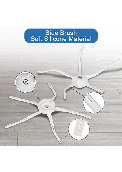 Xiaomi Roborock Q7 Max/ Q7 Max+ Elektrikli Süpürge Ana Yan Fırça Hepa Filtre Paspaslar Için Yedek Aksesuarlar (Yurt Dışından) fiyatları