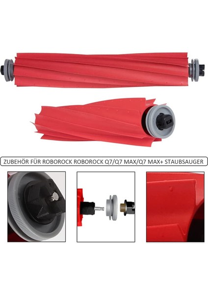 Xiaomi Roborock Q7 Max/ Q7 Max+ Elektrikli Süpürge Ana Yan Fırça Hepa Filtre Paspaslar Için Yedek Aksesuarlar (Yurt Dışından) modelleri