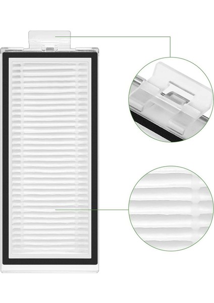 Xiaomi Roborock Q7 Max/ Q7 Max+ Elektrikli Süpürge Ana Yan Fırça Hepa Filtre Paspaslar Için Yedek Aksesuarlar (Yurt Dışından) fırsatları