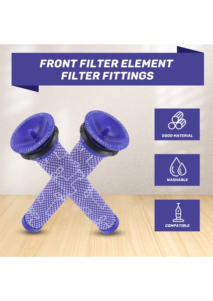 Dyson-Vacuum Filtresi Için 4 Parça Yedek Ön Filtre Dyson V6 V7 V8 Serisiyle Uyumlu Parçayı Değiştirir (Yurt Dışından) fırsatları