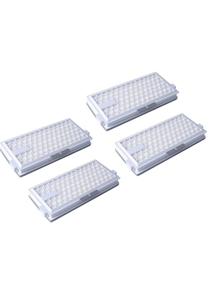 Miele Airclean Sf-Ha 50 Filtre Modelleri Için 4 Paket Hepa Filtreler S4, S5, S6, S8, S8000, S6000, S5000, S4000, Komple C1 ve C2 ve C3 (Yurt Dışından)