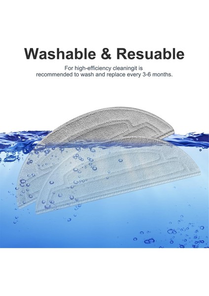 6 Adet Paspas Bezleri Yedek Parçalar Roborock S8 Maxv Ultra/s8 Max Ultra Robotlu Süpürge Paspas Pedleri (Yurt Dışından) fırsatları