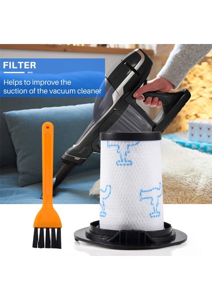 Rowenta Air Force 460 All In One RH92XX ve Air Force Flex 560 RH94XX Elektrikli Süpürge Için 5 Adet Filtre, Parçalar ZR009002 (Yurt Dışından) fırsatları