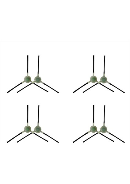 Okp K7 / K8 / L3 / Lefant M201 / T800 / U180 / M501-B / F1 / T700 / M520/M571/M301 Yan Fırça Yedek Parça Için 8 Adet (Yurt Dışından)