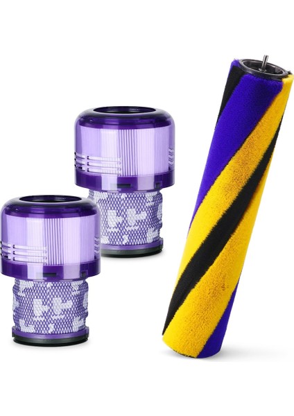 Dyson V15 Detect El Tipi Elektrikli Süpürge Için Yumuşak Silindir Fırça Çubuğu Yedeği, Parça Numarası 971634-01 (Yurt Dışından)