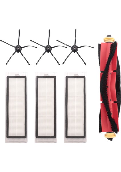 Xiaomi Roborock S4 E4 S5 S6 S5 Max Için 7 Adet Kauçuk Yan Fırça Ana Fırça Silindiri Hepa Filtre Max Fırça Filtresi Yedek Parçaları (Yurt Dışından) fiyatları