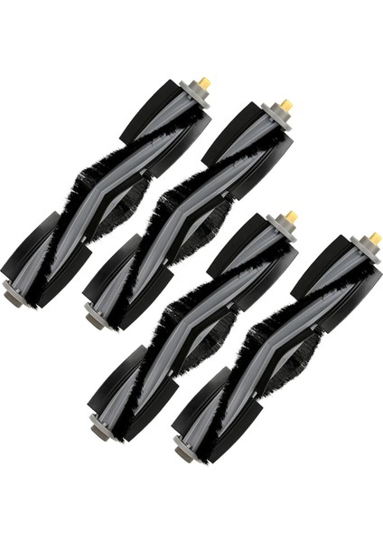 Ecovacs Deebot X1/ X1 Omni/ X1 Turbo/ X1 Pro OMNI/T10/T10 OMNI/T10 PLUS/T20/T20 Omni Vakum Parçaları Için 4 Adet Rulo Fırça (Yurt Dışından)