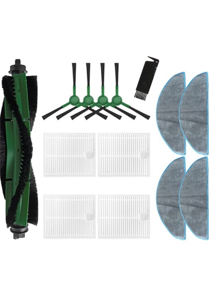14 Adet Irobot Roomba Combo Essential / Vac Essential Y0112 Elektrikli Süpürge Aksesuarları Ana Yan Fırça Hepa Filtre Paspas (Yurt Dışından)
