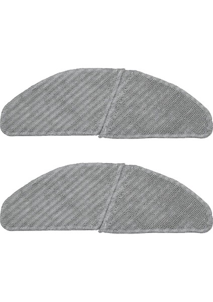 2 Adet Robotlu Süpürge Paspas Midea S8 + M7 Pro Süpürme Robotu Polyester Tokatlamak Silme Paspas Bezi Pedleri (Yurt Dışından)