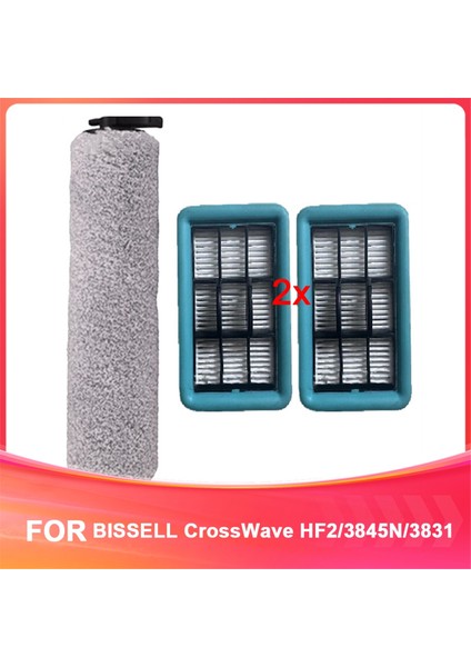 Bıssell Crosswave HF2/3845N/3831 Fırçalar Için Değiştirilebilir Silindir Fırça Filtre Süpürge Aksesuarları (Yurt Dışından)