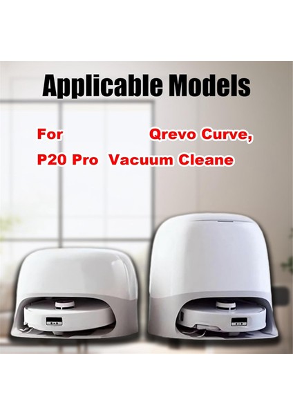 Roborock Qrevo CURVE/P20 Pro Robot Süpürge Ek Parçaları Yedek Ana Yan Fırçalar Toz Torbaları Paspas Pedleri Filtreler (Yurt Dışından) modelleri