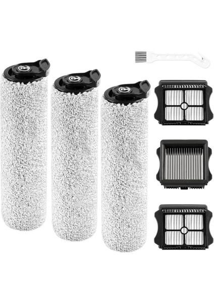 Tineco Ifloor 3 ve Floor One S3 Kablosuz Islak Kuru Elektrikli Süpürge Yedek Parçaları Için Fırça Silindirleri ve Hepa Filtresi (Yurt Dışından)