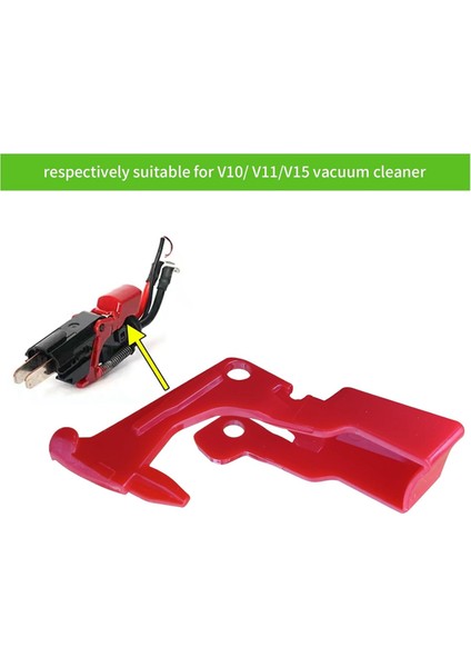 Tetik Anahtarı Düğmesi Değiştirme Dyson V10 V11 SV12 SV14 Elektrikli Süpürge Kırmızı Anahtarı Düğmesi Parça Kiti (Yurt Dışından) modelleri