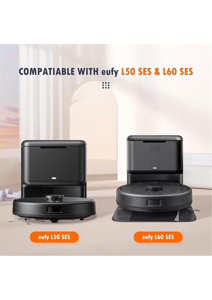 Eufy L50, L60 / L60 Hibrit Kendiliğinden Boşaltma Istasyonu, Elektrikli Süpürge Kir Atma Torbaları Için 16 Paket Vakum Toz Torbası Yedeği (Yurt Dışından) fiyatları