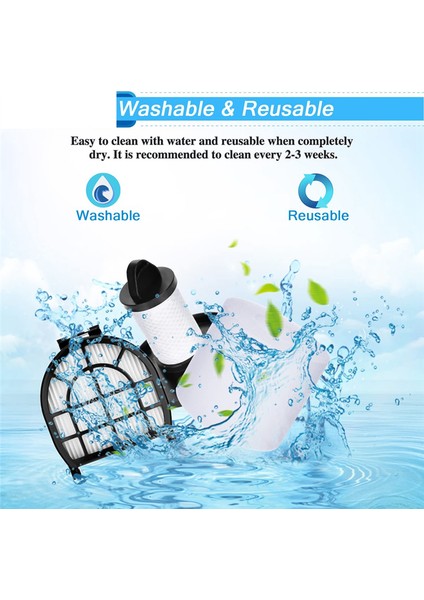 Shark LZ600 LZ601 Elektrikli Süpürge Aksesuarları Için Yedek Hepa Filtre Parça XHFFC600 ve XFFLZ600 ile Karşılaştırın (Yurt Dışından) modelleri