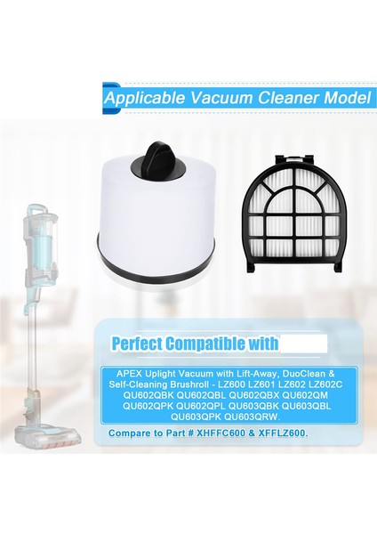 Shark LZ600 LZ601 Elektrikli Süpürge Aksesuarları Için Yedek Hepa Filtre Parça XHFFC600 ve XFFLZ600 ile Karşılaştırın (Yurt Dışından) fırsatları