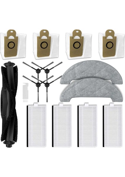 Imou L11 Pro, Honiture Q6 Pro, Laresar L6 Pro, Airrobo T10+, Arnagar S8 Pro Parçaları Ana Yan Fırça Filtresi Paspas Için (Yurt Dışından)