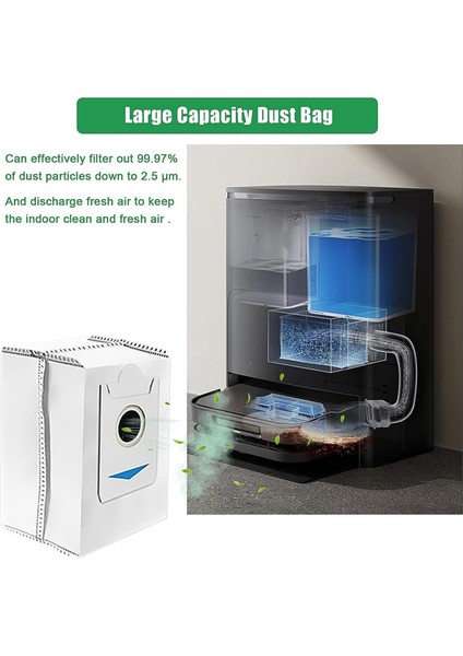 Ecovacs Deebot X5 Omni / X5 Pro Yan Fırça Hepa Filtre Paspas Bezi Robot Süpürge Aksesuarları (Yurt Dışından) modelleri