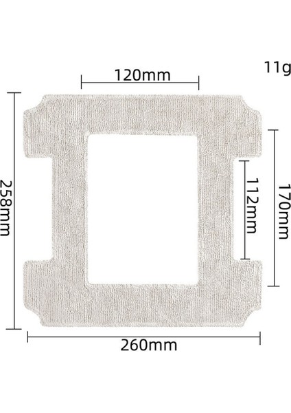 Ecovacs Winbot W1 Pro Pencere Süpürgesi Yedek Parça Paspas Bezleri Bez Yedek Aksesuarlar (Yurt Dışından) fırsatları