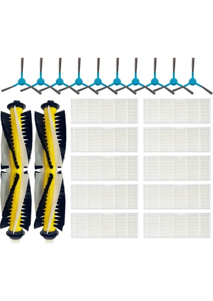 Sencor Srv 9200BK Silindir Yan Fırça Hepa Filtre Robot Süpürge Yedek Parça Aksesuarları (Yurt Dışından)